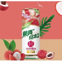 菓真給粒果粒荔枝汁飲品500ml