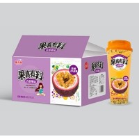 敞開(kāi)味果真有料百香果味飲料箱裝