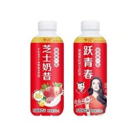 華沃草莓果粒芝士奶昔乳酸菌飲品520ml