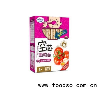 愛貝滋番茄雞蛋空芯顆粒面238g