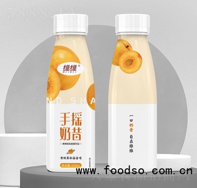 維維手搖奶昔黃桃味乳酸菌飲品