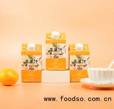 世峰芒果汁果汁飲料480ml夏季飲品招商代理批發(fā)