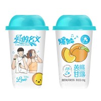 愛的名義黃桃甘露酸奶味風(fēng)味飲料450g