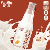 汾濱低糖型植物杏仁乳植物蛋白飲料瓶裝招商300ml