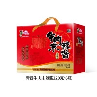 青援牛肉末辣醬220gX6瓶